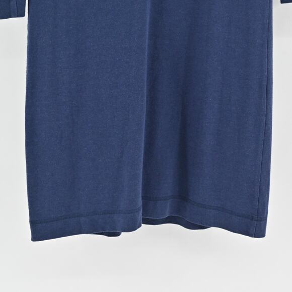 LILLY PULITZER Joyce Shift Dress Sz XS UPF 50+ True Navy 3/4 Sleeve Patch Pocket - Picture 11 of 13